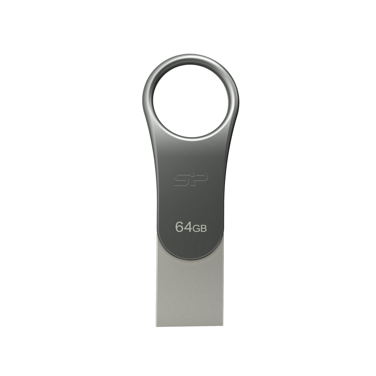 EAN 4712702644838 - Silicon Power Mobile C80 unidad flash USB 64 GB USB Type-A / USB Type-C 3.2 Gen 1 (3.1 Gen 1) Titanio imagen 1
