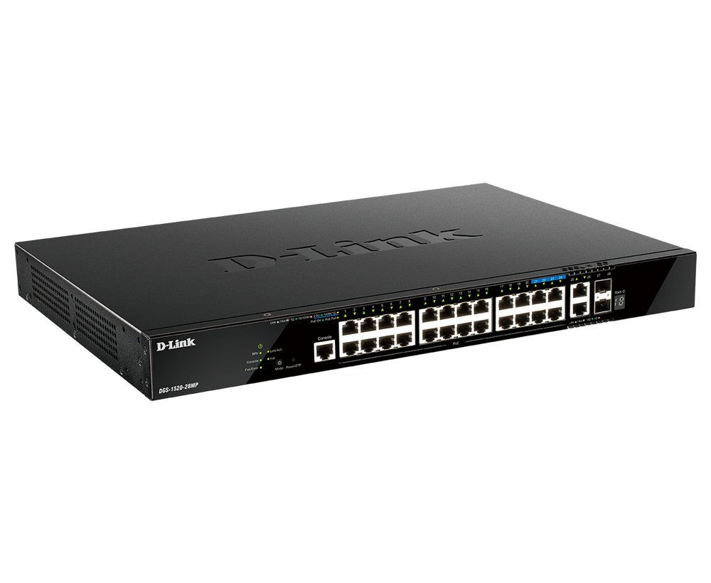 EAN 0790069454776 - D-Link DGS-1520-28MP switch Gestionado L3 Gigabit Ethernet (10/100/1000) Energía sobre Ethernet (PoE) 1U imagen 2