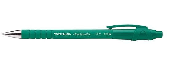 EAN 8008285031223 - Papermate FlexGrip Ultra Negro, Azul, Verde, Rojo Bolígrafo de punta retráctil con pulsador 4 pieza(s) imagen 1