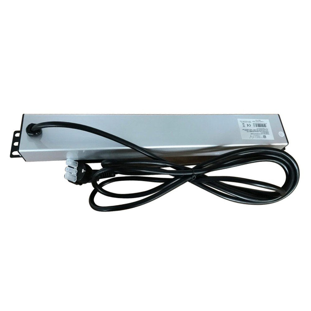 Techly I-Case Strip-16sh Regleta De Alimentación 19' 1.5u X6 - Enchufes Schuko