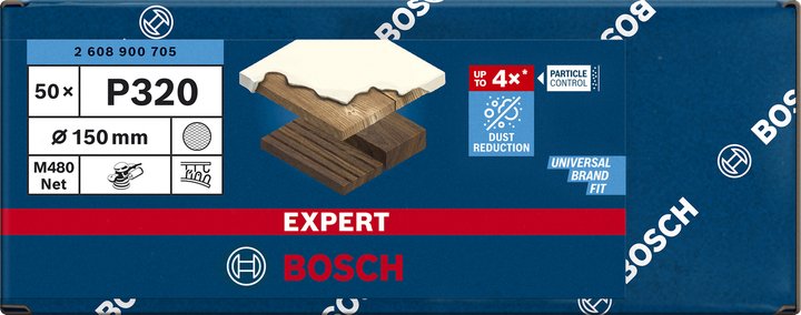 EAN 4059952540436 - Bosch 2 608 900 705 accesorio para lijadora 50 pieza(s) Red para lijado imagen 3