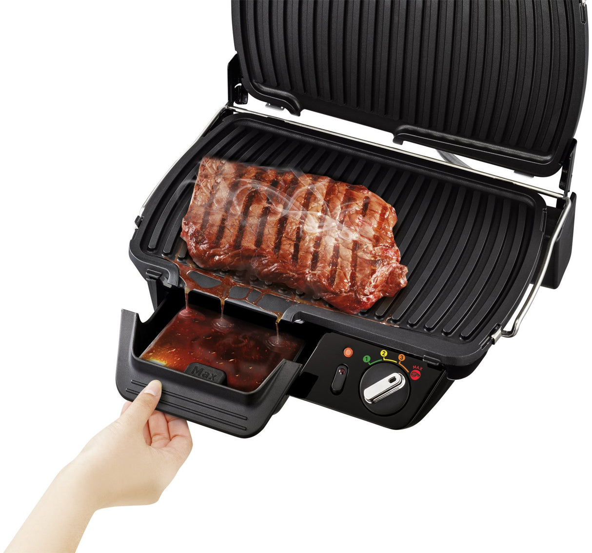 EAN 3045380013674 - Tefal GC461B parrilla eléctrica de contacto imagen 3