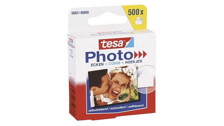 EAN 4042448065933 - TESA 56621 esquina para fotos 500 pieza(s) Blanco imagen 1