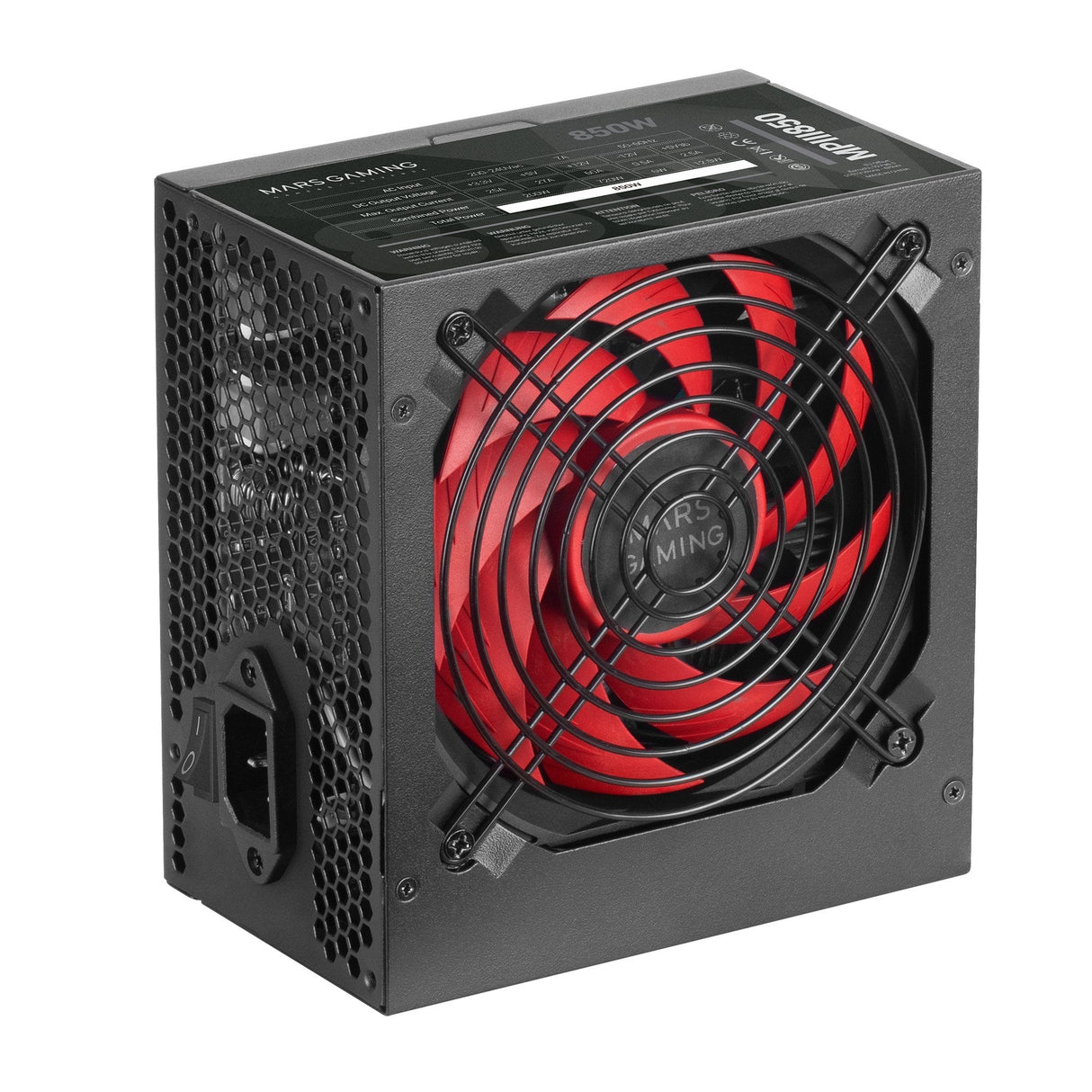 Fuente De Alimentación Mars Gaming Mpiii850 850w Ventilador 12cm
