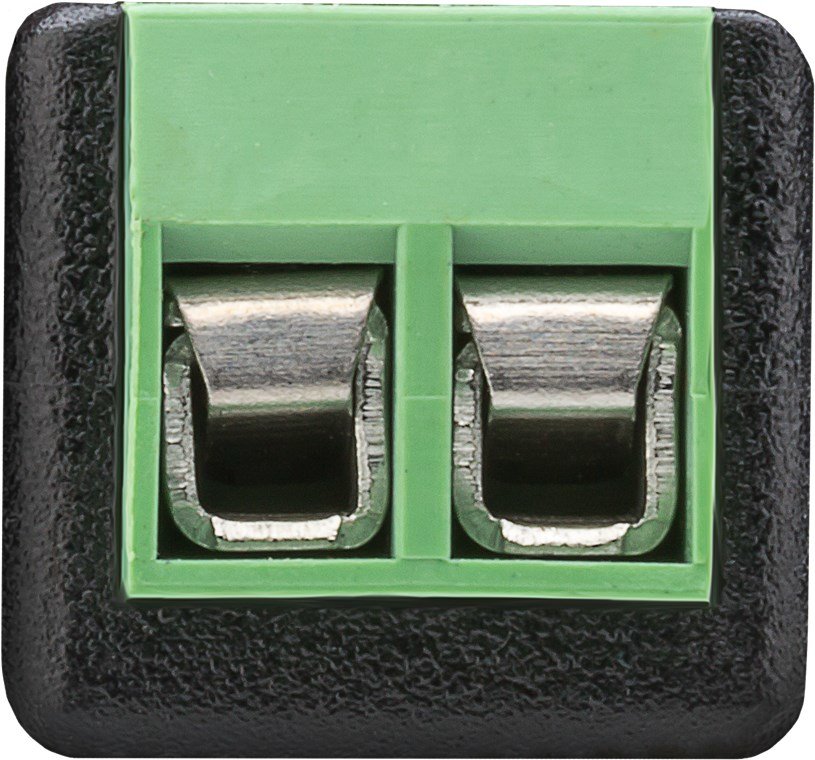 EAN 4040849767470 - Goobay 76747 cambiador de género para cable Terminal Block 2-pin DC male (5.50 x 2.10 mm) Negro, Verde imagen 2