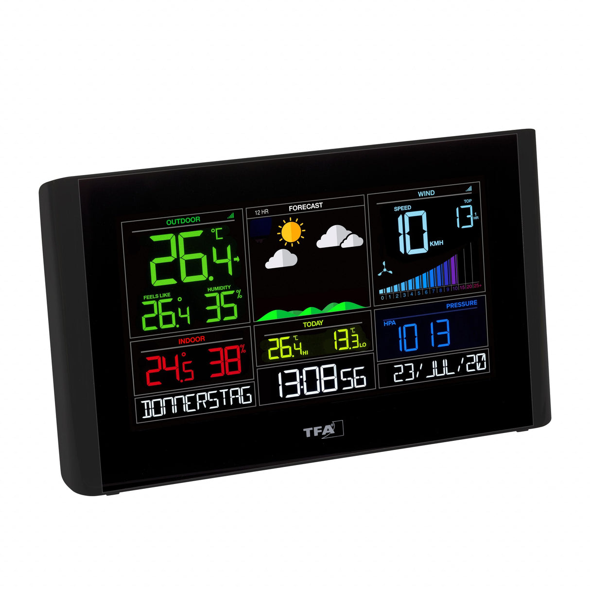 EAN 4009816035608 - TFA-Dostmann View Breeze Negro AC/Batería imagen 1