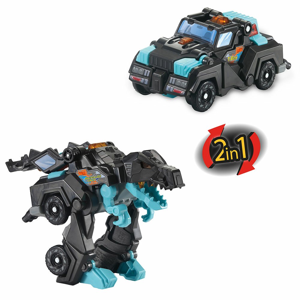 Vtech Switch & Go Dinos-Oneclick-Mini-T-Rex, Personaje 80-569304