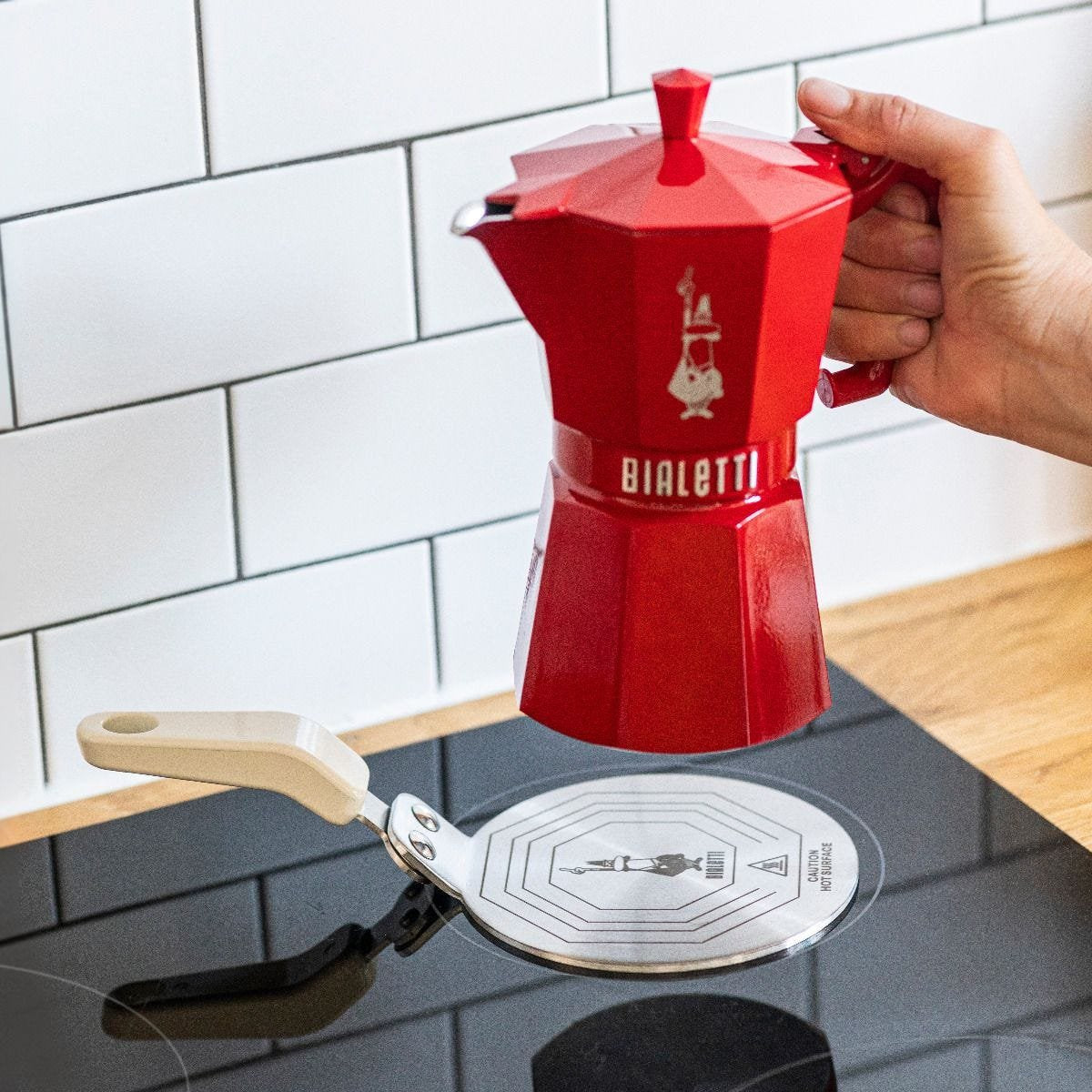 Induktionskochteller 13cm, Crema
