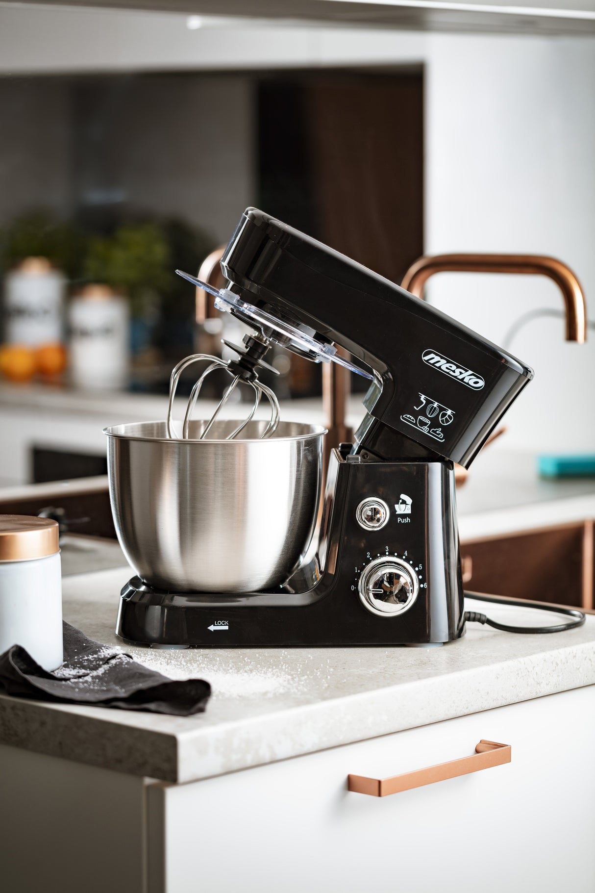 EAN 5902934838672 - Mesko Home MS 4217 robot de cocina 1200 W 3,5 L Negro, Acero inoxidable imagen 8