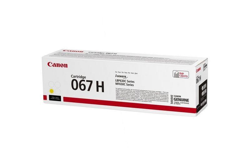 EAN 4549292187595 - Canon 067H cartucho de tóner 1 pieza(s) Original Amarillo imagen 3