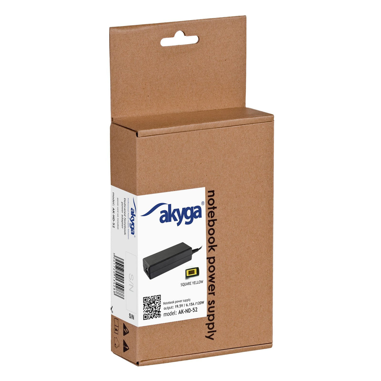 EAN 5901720134288 - Akyga AK-ND-52 adaptador e inversor de corriente Interior 120 W Negro imagen 5