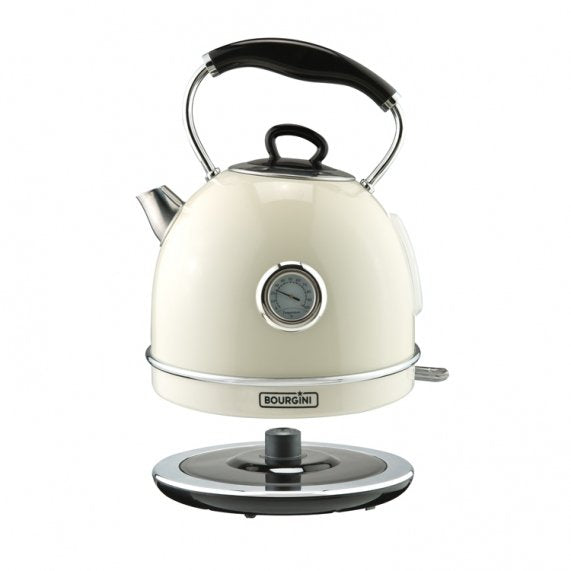 Termo Calentador De Agua Bourgini Nostalgic Thermo Kettele Crema 1.7l