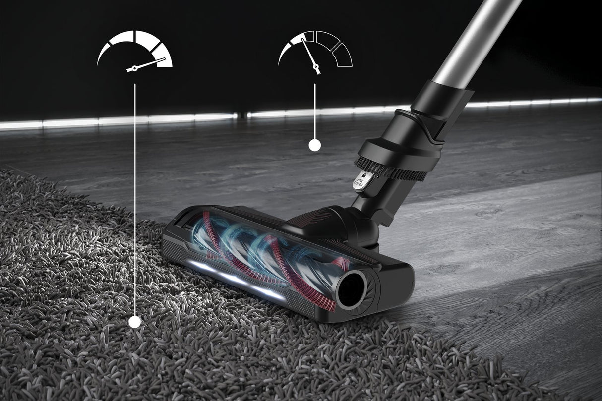 EAN 3221616046245 - Rowenta RH2077 Aspiradora escoba 2 en 1 Batería Secar Sin bolsa 0,4 L 250 W Negro, Rojo imagen 5