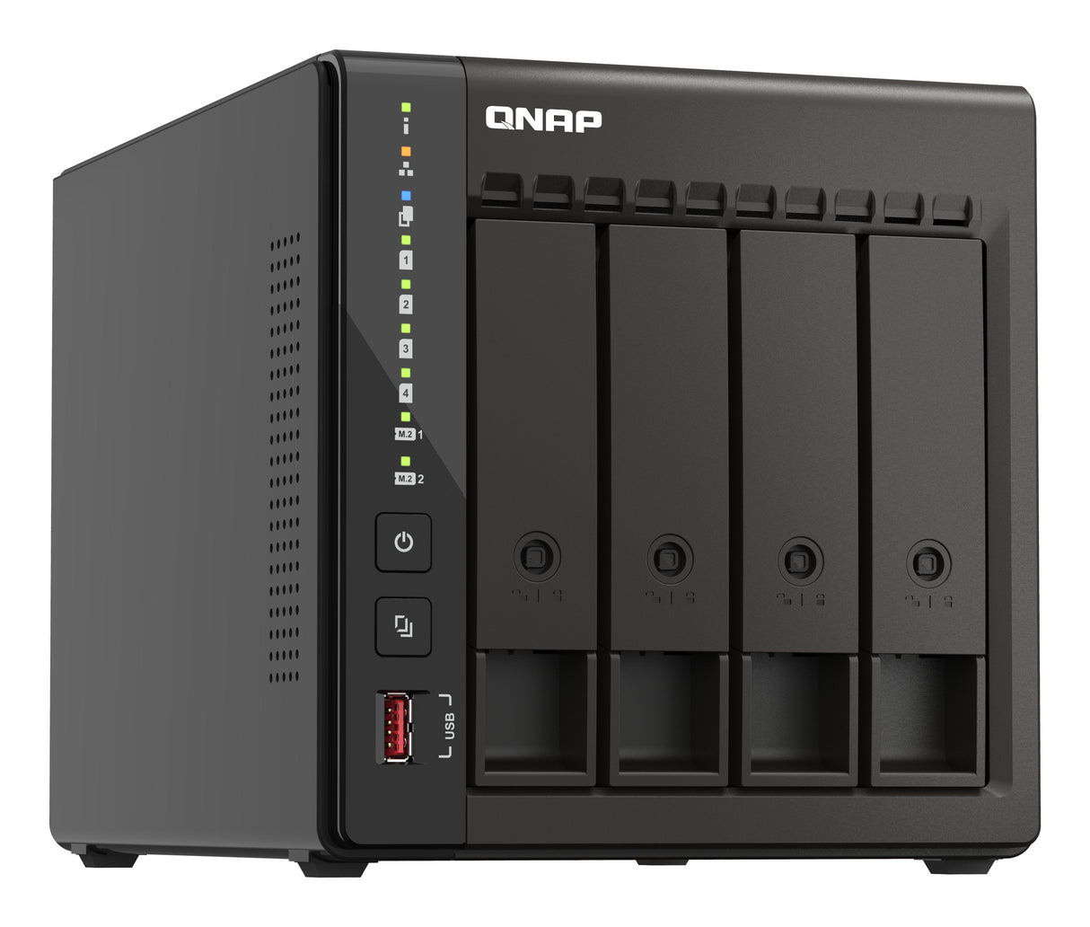 EAN 4711103082164 - QNAP TS-453E NAS Torre Intel® Celeron® J6412 8 GB 0 TB QNAP QTS Negro imagen 3