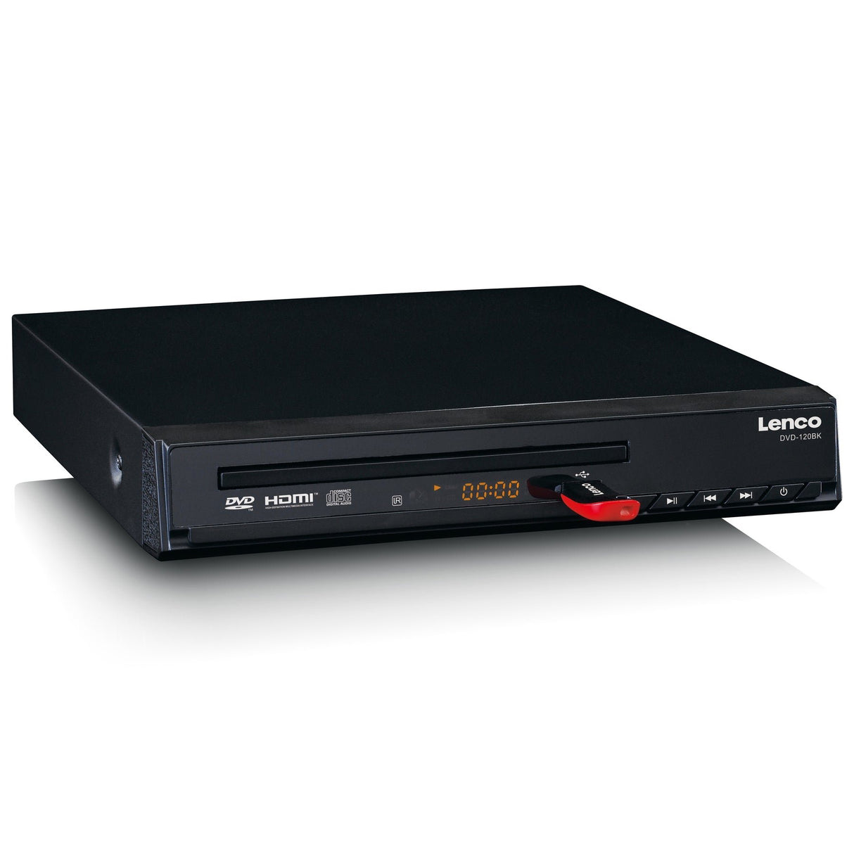 EAN 8711902066262 - Lenco DVD-120 Reproductor de DVD Negro imagen 3