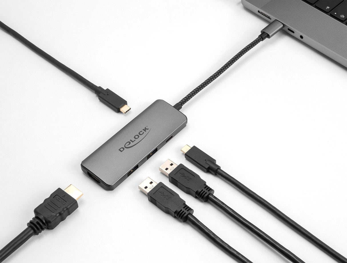 Delock 87804 Dockingstation Usb Type-C 8k - Hdmi / Usb / Pd 3.0 100 W