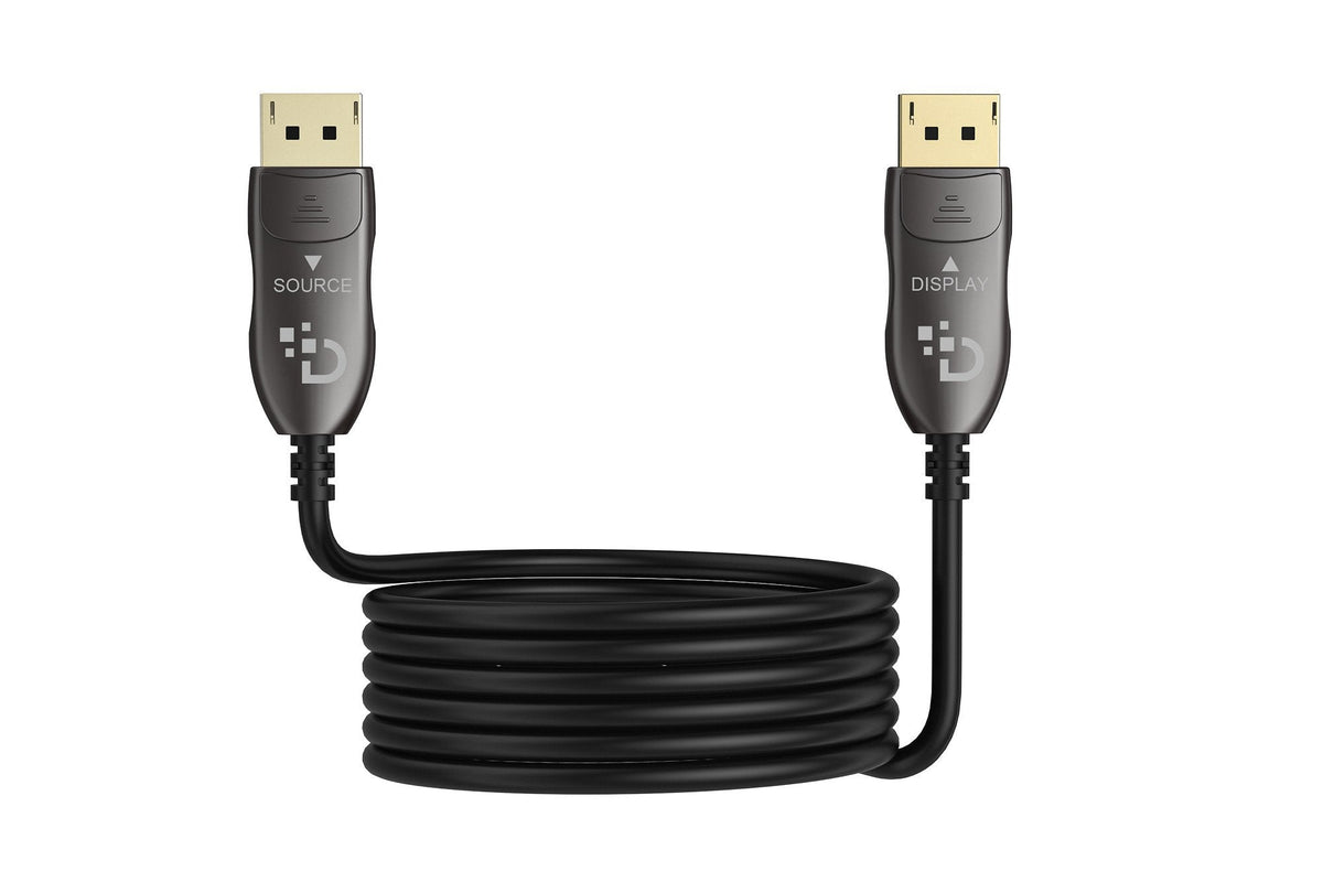 Digitus Displayport Aoc Hybrid Cable De Fibra Óptica, Uhd 8k,15m