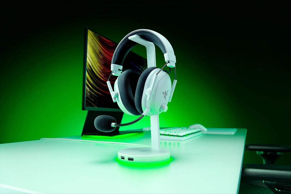 Razer Negroshark V3 Pro (Blanco/Negro, Anc, 2,4 Ghz-Dongle, Bluetooth, Usb, 3,5 Mm Klinke) Rz04-05400200-R3m1