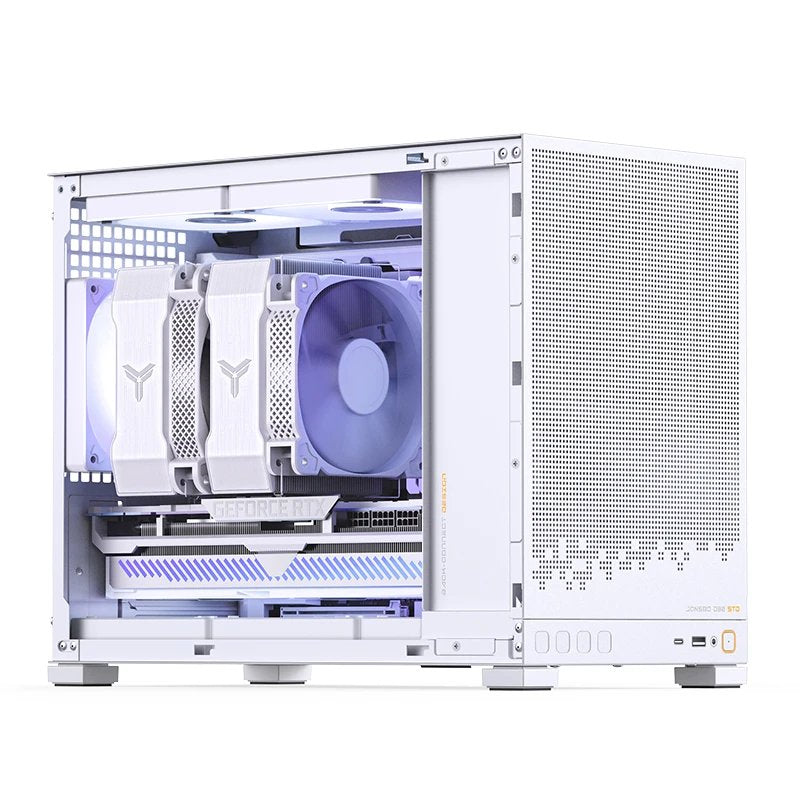 Caja Micro-Atx Jonsbo D32 Std Cristal Templado Blanco