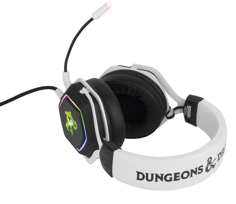 Headset Konix Dungeons And Dragons 7.1 Rainbow Micro Flexible Multiplataforma Kx-Dnd-Gh-Rbw-Pc