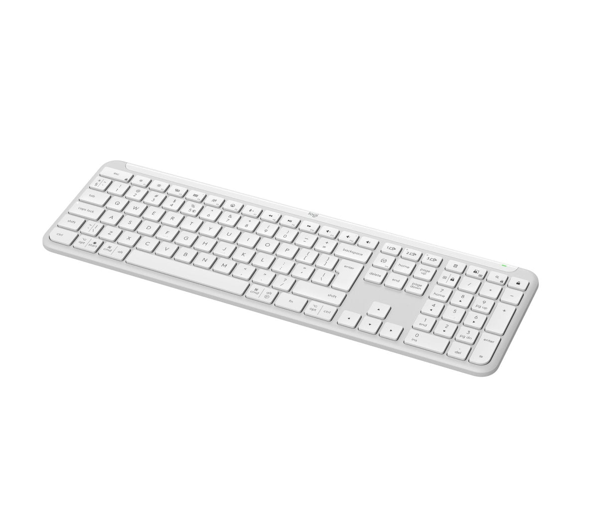 EAN 5099206118805 - Logitech 920-012466 teclado Oficina RF Wireless + Bluetooth QWERTY Internacional de EE.UU. Blanco imagen 4