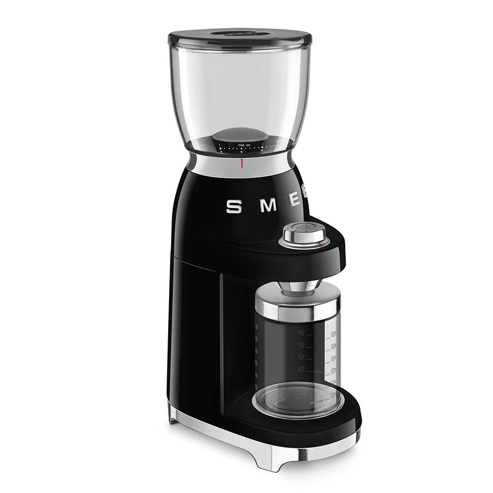 EAN 8017709317966 - Smeg CGF11BLEU molinillo de café 150 W Negro, Transparente imagen 4