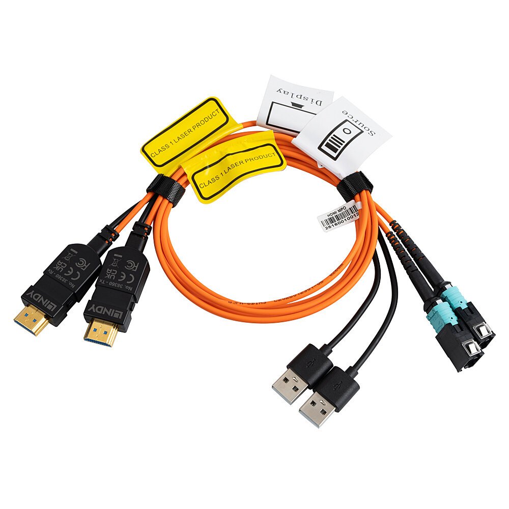EAN 4002888383608 - Lindy 38360 Cable de fibra óptica e InfiniBand 100 m MPO Multicolor imagen 2