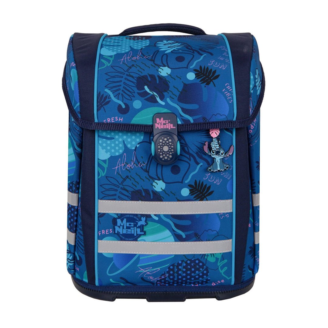 Mcneill Juego De Mochila Escolar Perfecto 5tlg. Disney-Stitch