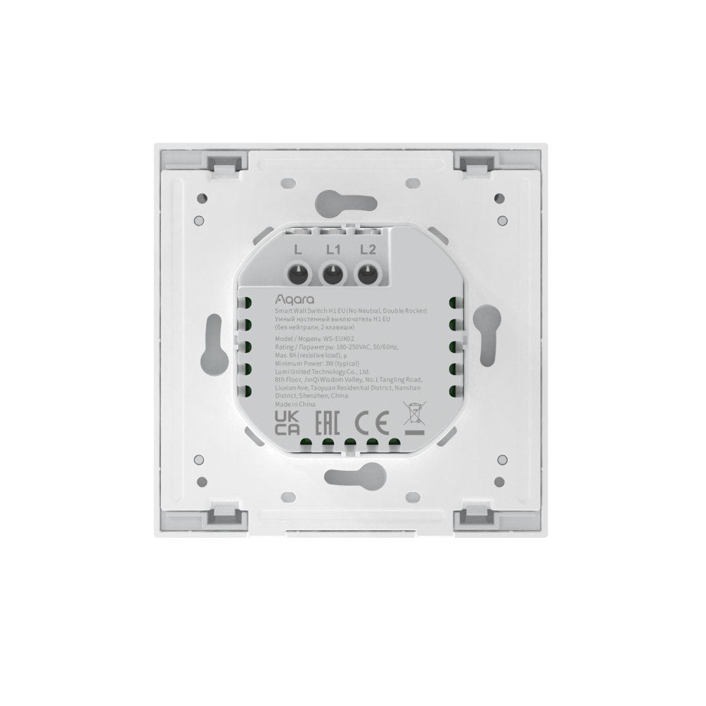 Interruptor Doble De Pared Xiaomi Aqara H1 Ws-Euk02