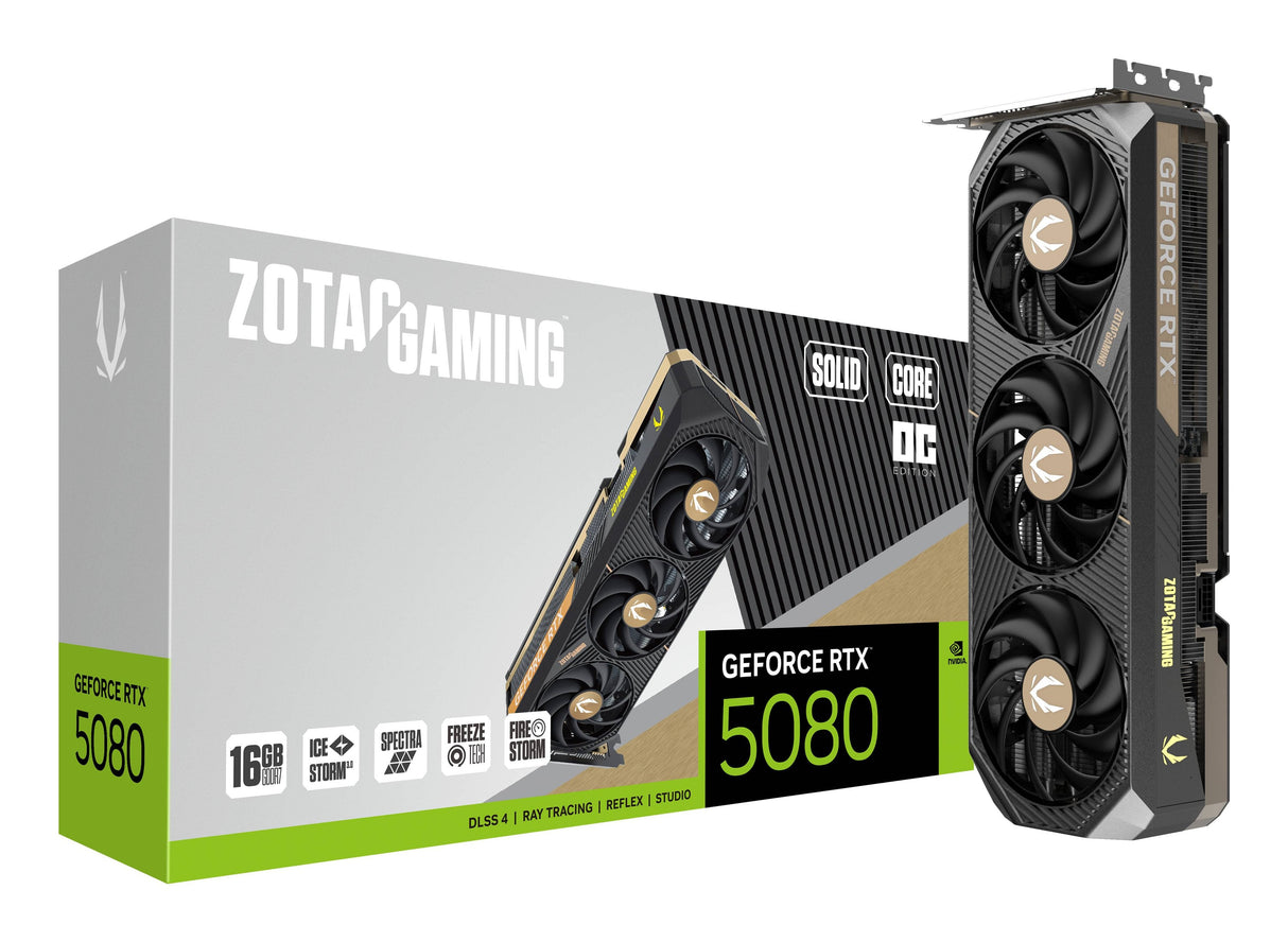EAN 8886307700568 - Zotac GAMING GeForce RTX 5080 SOLID CORE OC NVIDIA 16 GB GDDR7 imagen 7