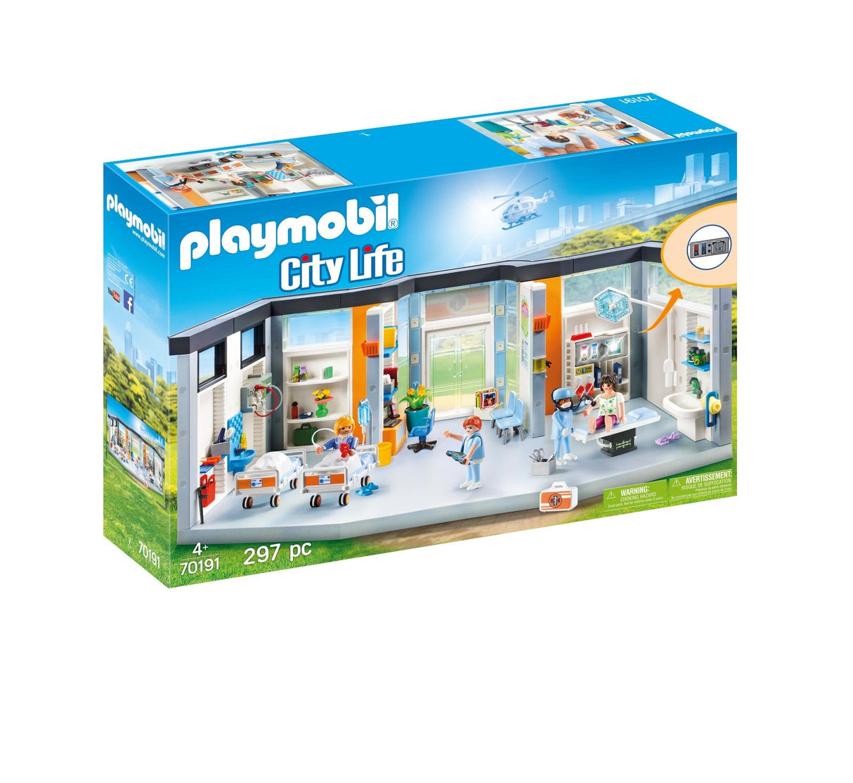 Playmobil 70191 City Life - Krankenhaus Mit Einrichtung