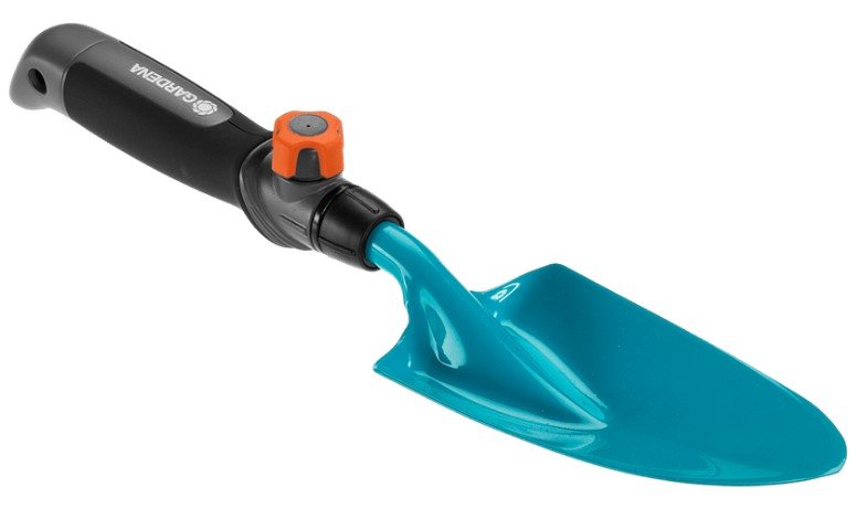 Gardena 8929-20 Paleta De Flores Combisystem , Turquesa / Negro, 8.5cm