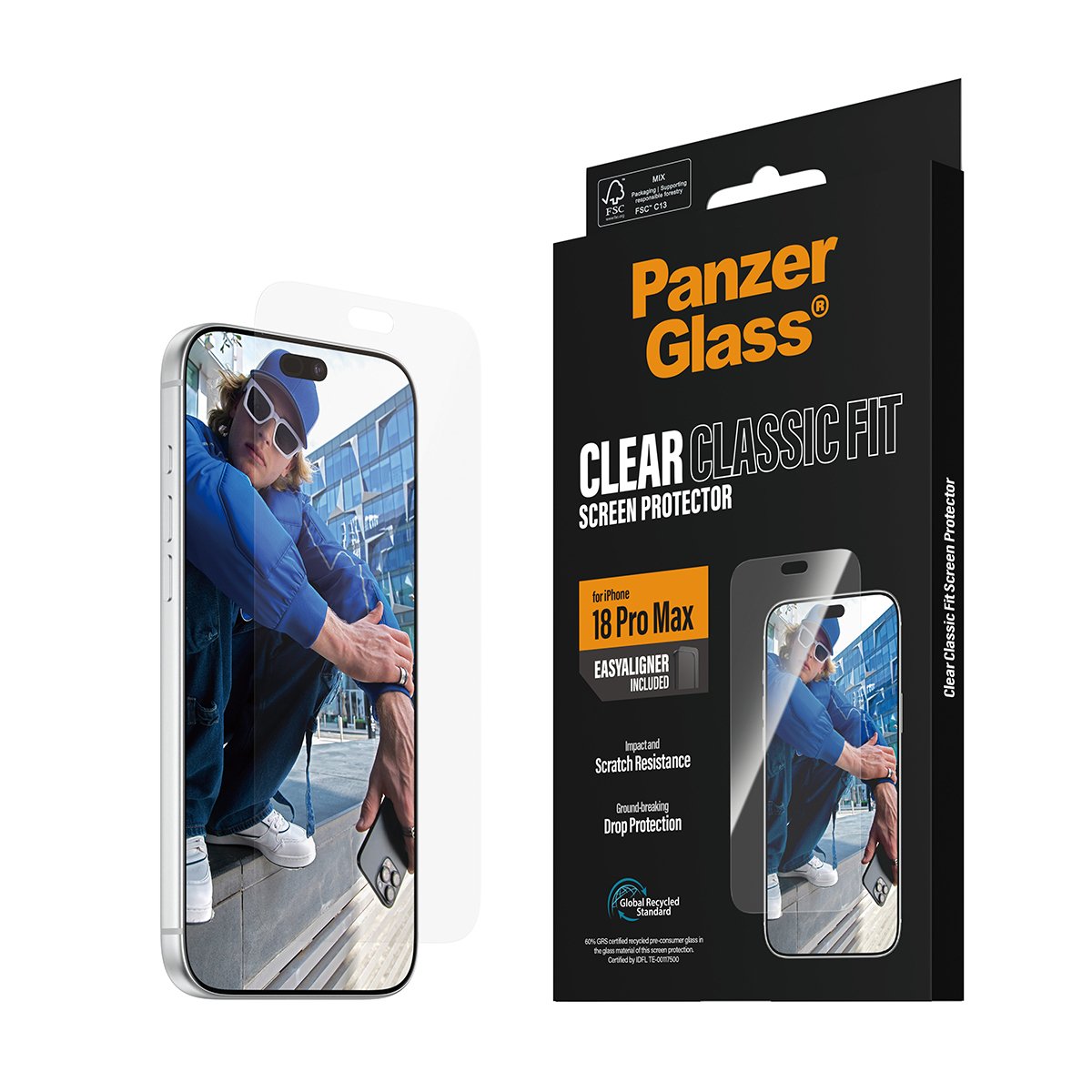 Panzerglass Screen Protector Iphone 18 Pro Max - Classic Fit
