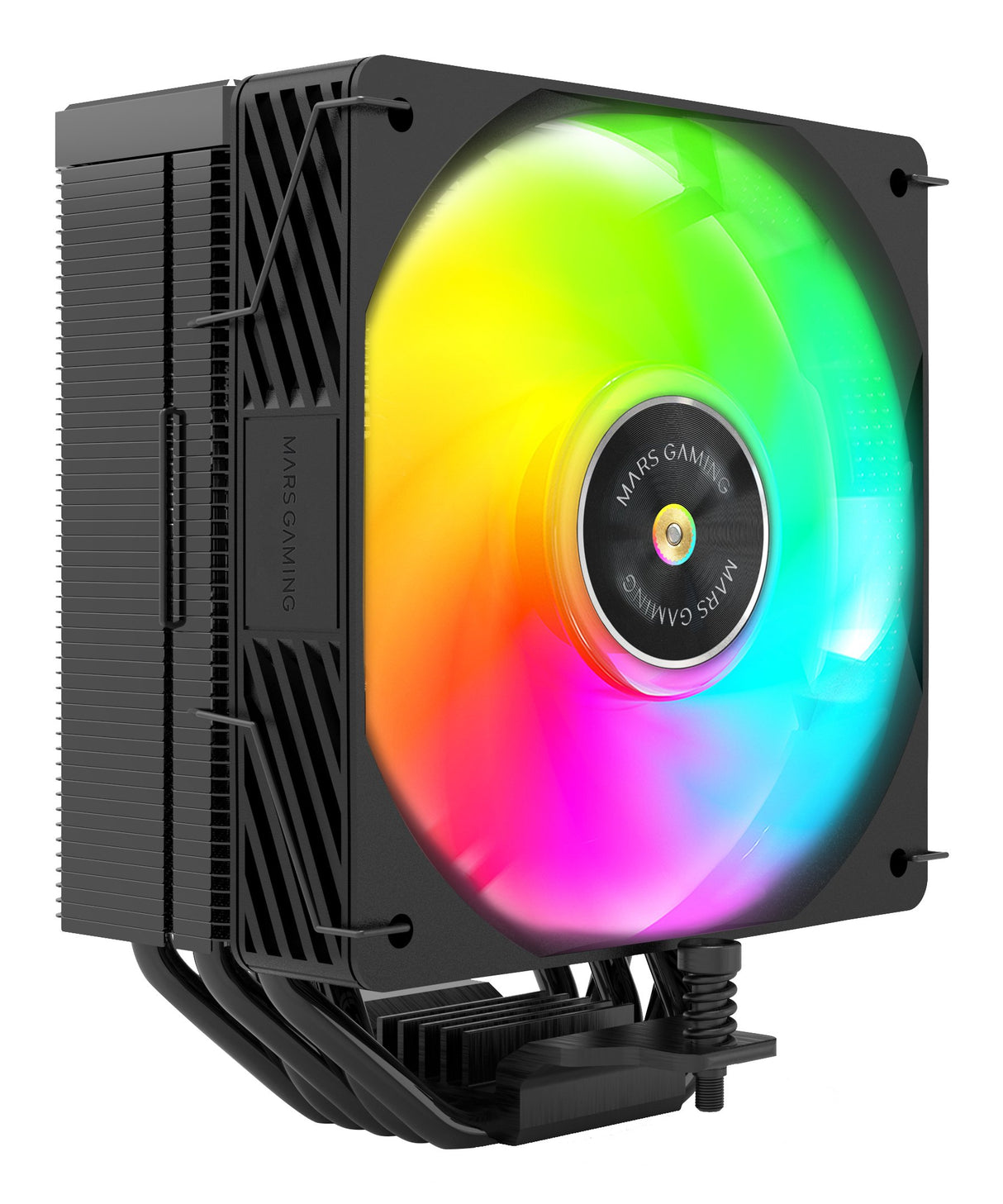 EAN 8435693109433 - Mars Gaming MCPUX5ARGB sistema de refrigeración para ordenador Procesador Refrigerador de aire 12 cm Negr imagen 1