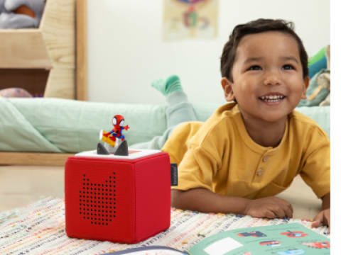 Tonies Spidey Y Sus Súper Amigos: El Equipo Spidey Y Otras 3 Emocionantes Aventuras, Juego De Radio Con Figuras De Juguete 11000462