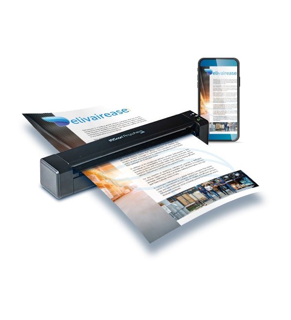 Escáner Portátil I.R.I.S. Iriscan Anywhere 6 Wifi 1200 X 1200 Dpi A4 Negro