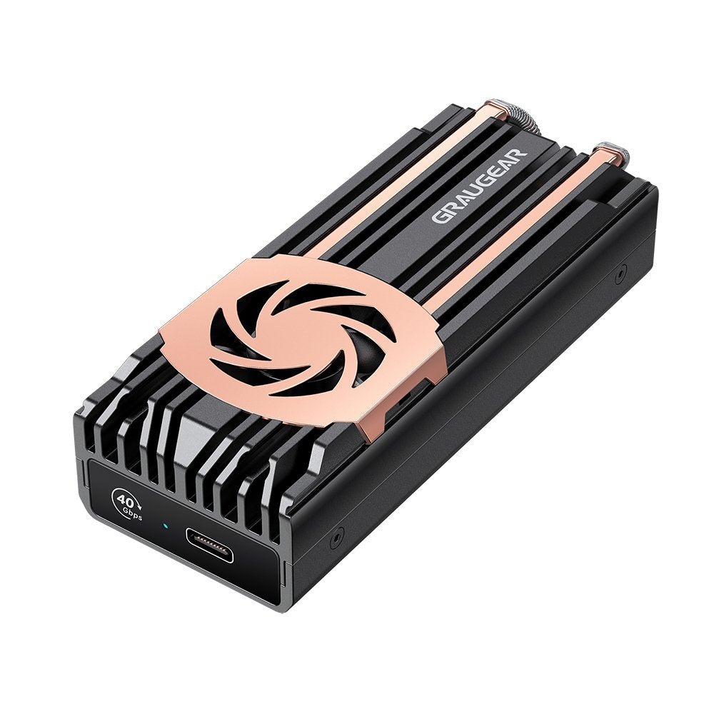 EAN 4260746550955 - GRAUGEAR G-M2U4-40G-F caja para disco duro externo Caja externa para unidad de estado sólido (SSD) Negro imagen 1