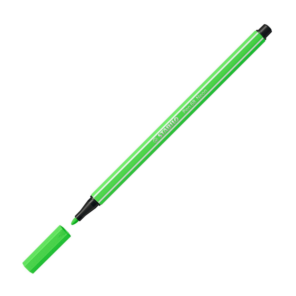 Stabilo Pen 68 Rotulador Verde Fluorescente -10u-