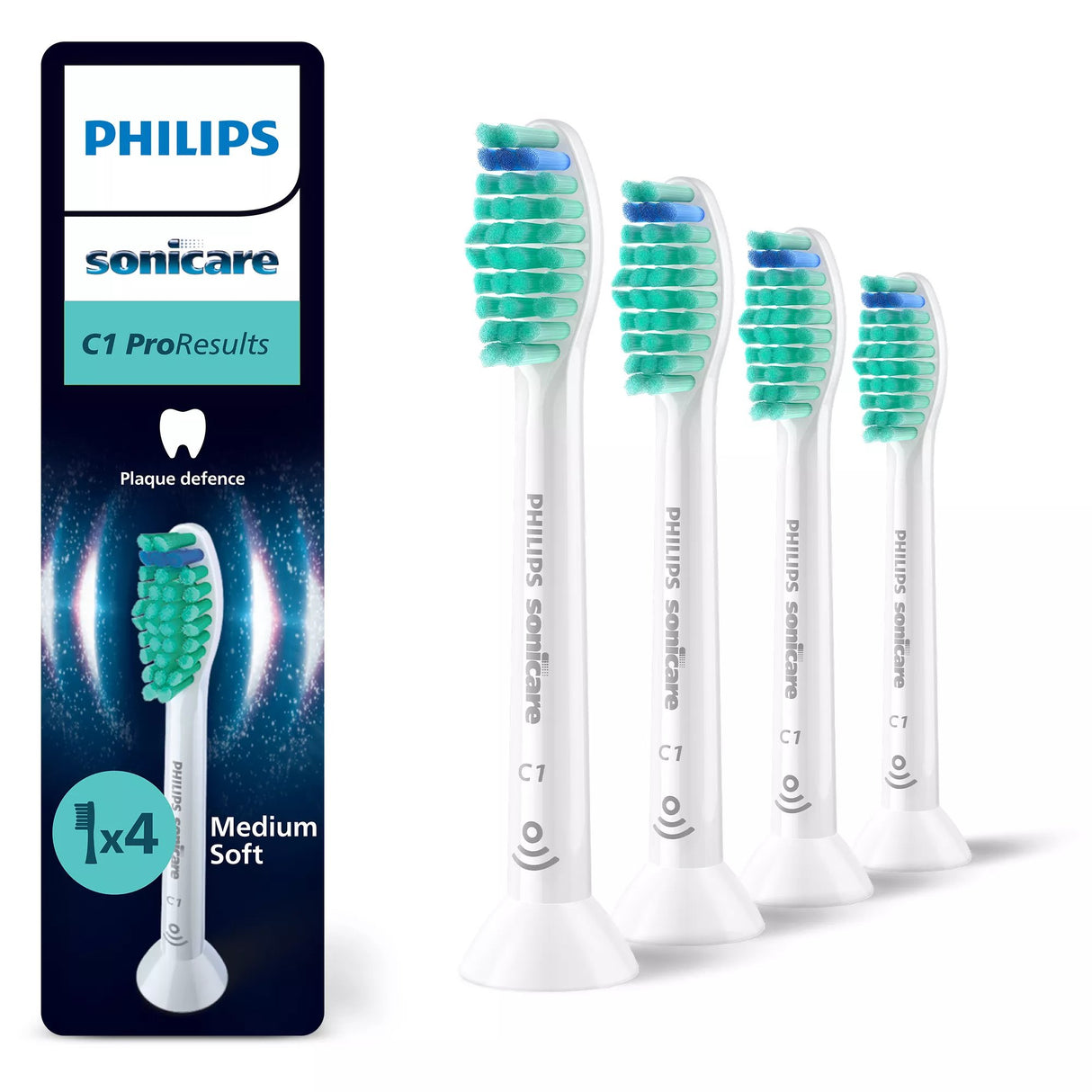 EAN 8720689036771 - Philips Sonicare ProResults HX6014/87 cepillo de cabello 4 pieza(s) Blanco imagen 1