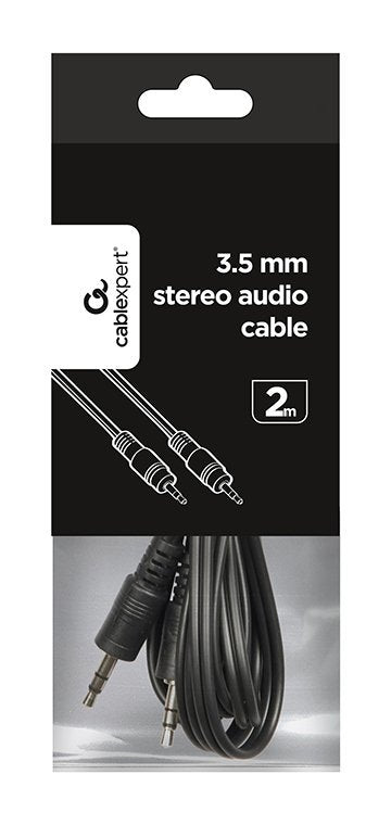 EAN 8716309092036 - Gembird CCA-404-2M cable de audio 3,5mm Negro imagen 2