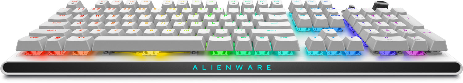 Teclado Ingles Dell Alienware Tri-Mode Wireless Gaming Keyboard, Us Layout - Aw920k (Lunar Light)