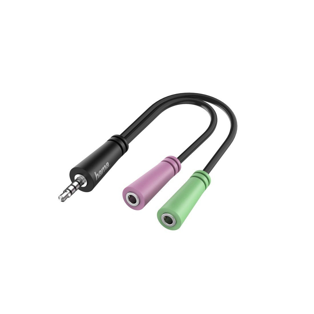 Audio Adapter 4-Pin 3.5 Jack-2xjack 3.5 Hama
