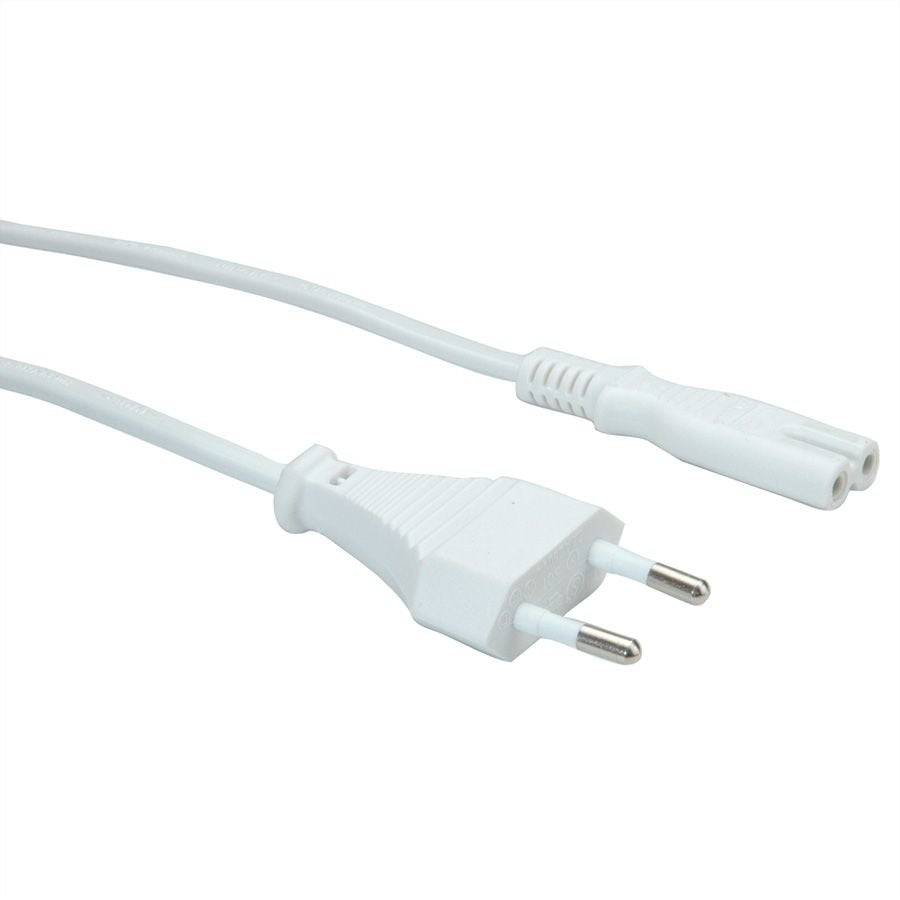 Cable Alimentacion 1,8 M. Conector Europlug - Iec320-C7 Blan