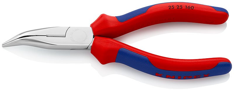 Alicates De Punta Fina Knipex Con Filo De 160 Mm Curvado