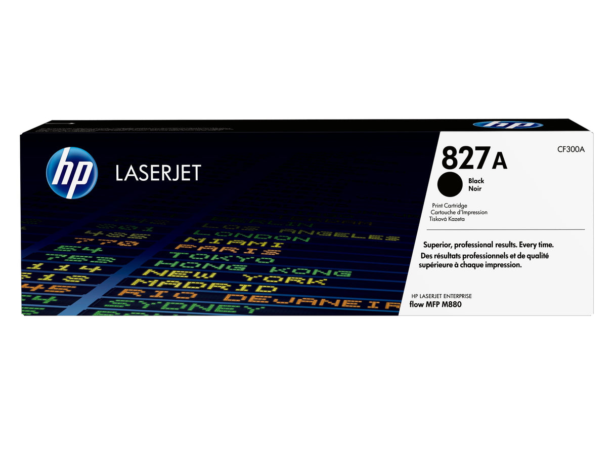 EAN 0887111323910 - HP 827A Black Original LaserJet Toner Cartridge cartucho de tóner 1 pieza(s) imagen 1