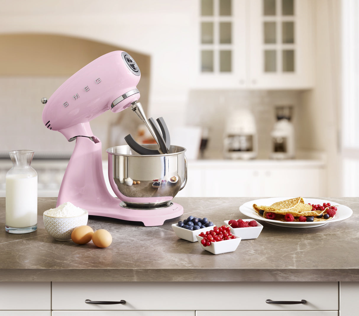 Smeg Smf03pkeu Küchenmaschine Rosa