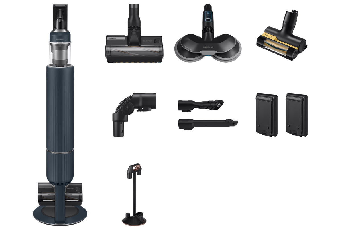 EAN 8806095109053 - Samsung VS20B95973B Aspiradora escoba 2 en 1 Batería Secar Bolsa para el polvo 580 W Negro, Azul, Cromo imagen 1