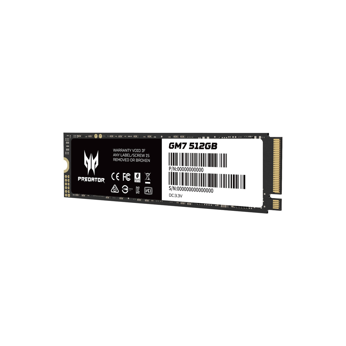 EAN 6955914619111 - Predator GM7-512GB M.2 PCI Express 4.0 NVMe imagen 2