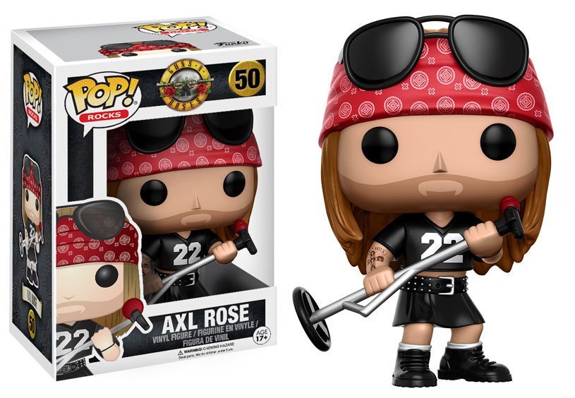 Figura Pop Rocks Guns Roses Axl Rose