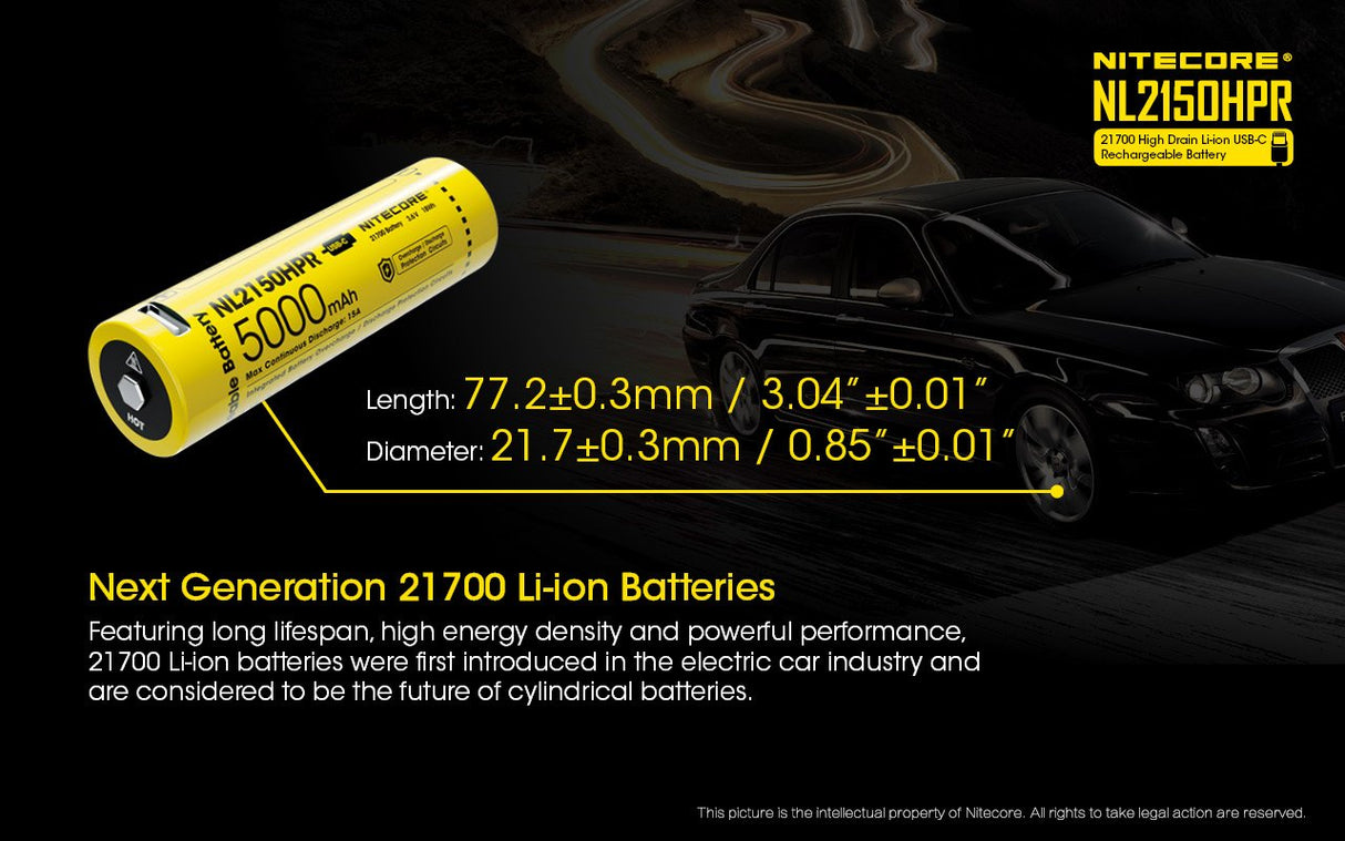 EAN 6952506493739 - Nitecore NL2150HPR batería recargable industrial Ión de litio 5000 mAh 3,6 V imagen 4